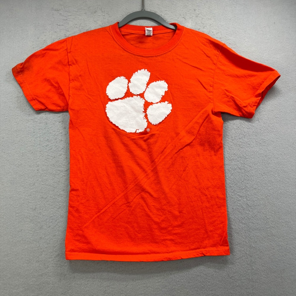 Clemson Tigers T Shirt Womens S Orange The Pier IPTAY Coca Cola Graphic Tee
